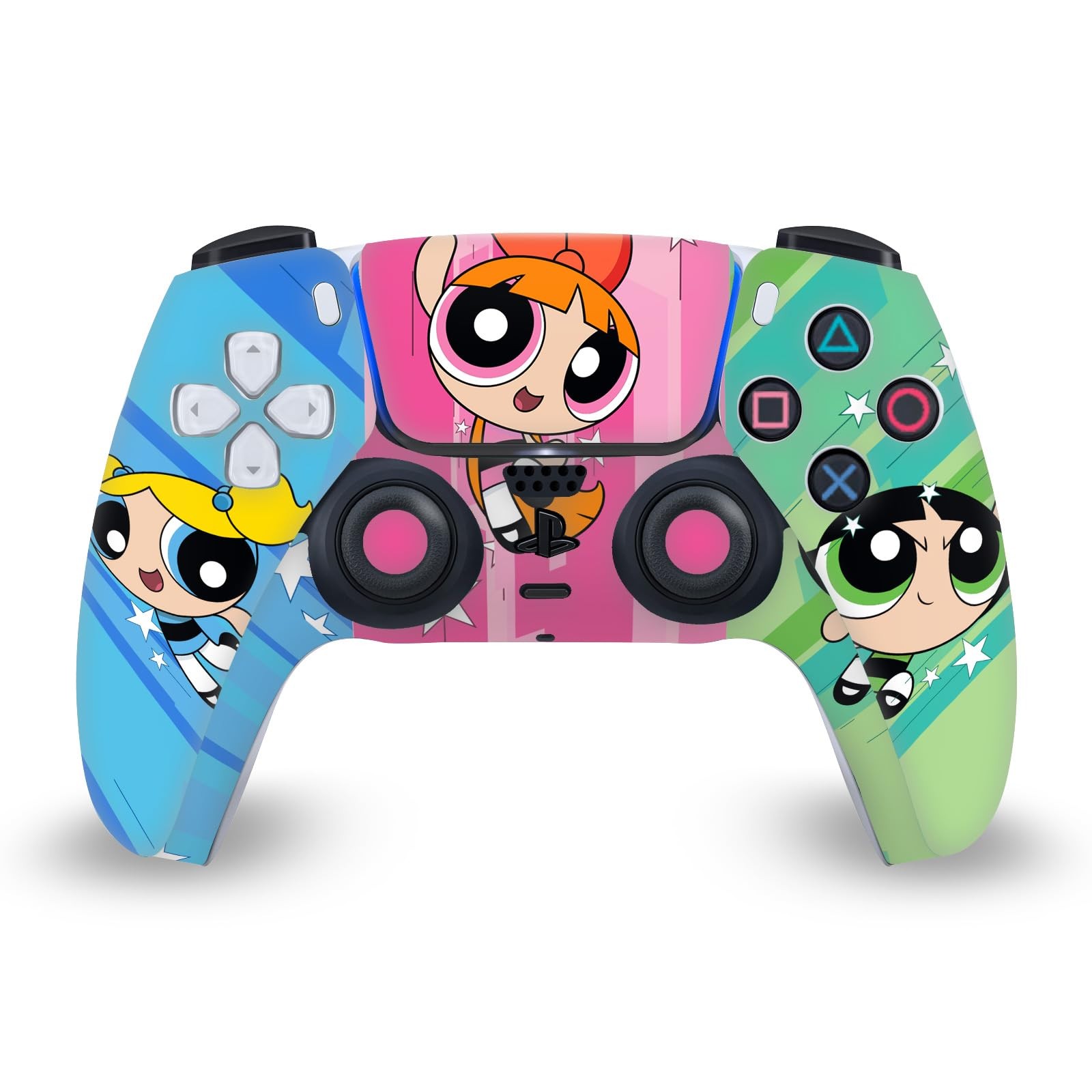 Officially Licensed The Powerpuff Girls Group Oversized Graphics Vinyl Facepl…
