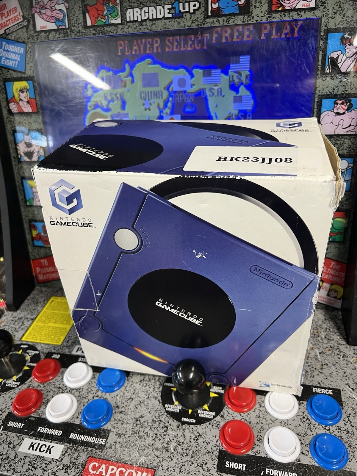 2002 Nintendo Heineken GameCube Indigo Purple Console CIB Limited to 50 Promo