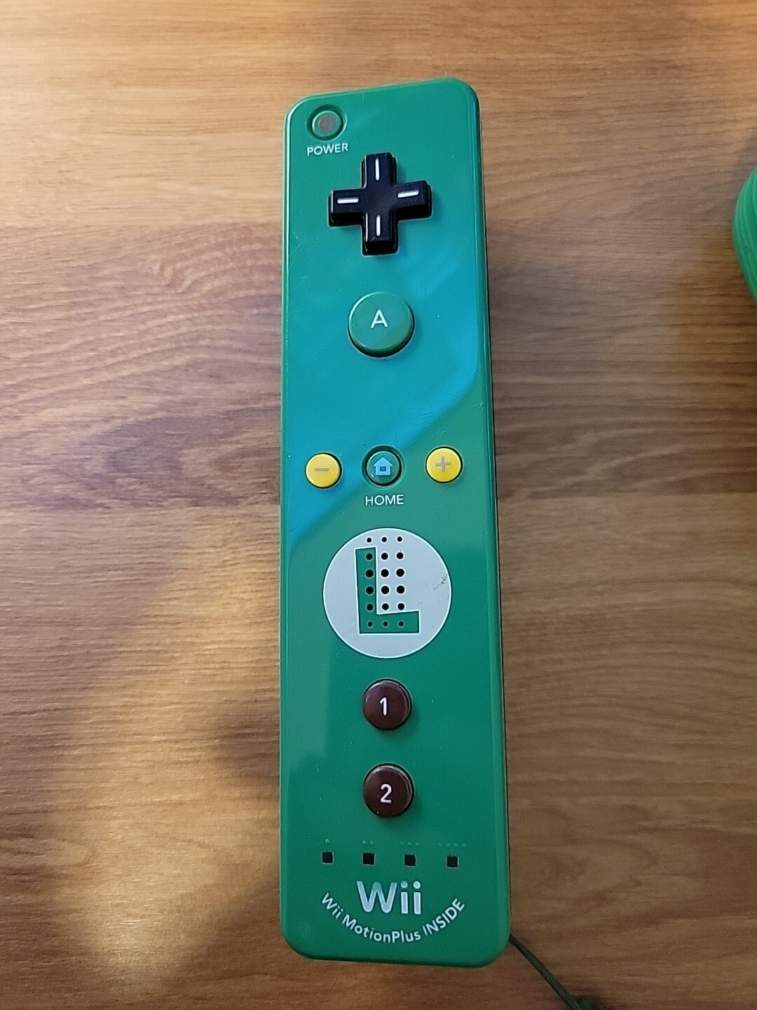 Official Wii Remote LUIGI Nintendo Motion Plus Wii U OEM Controller Tested