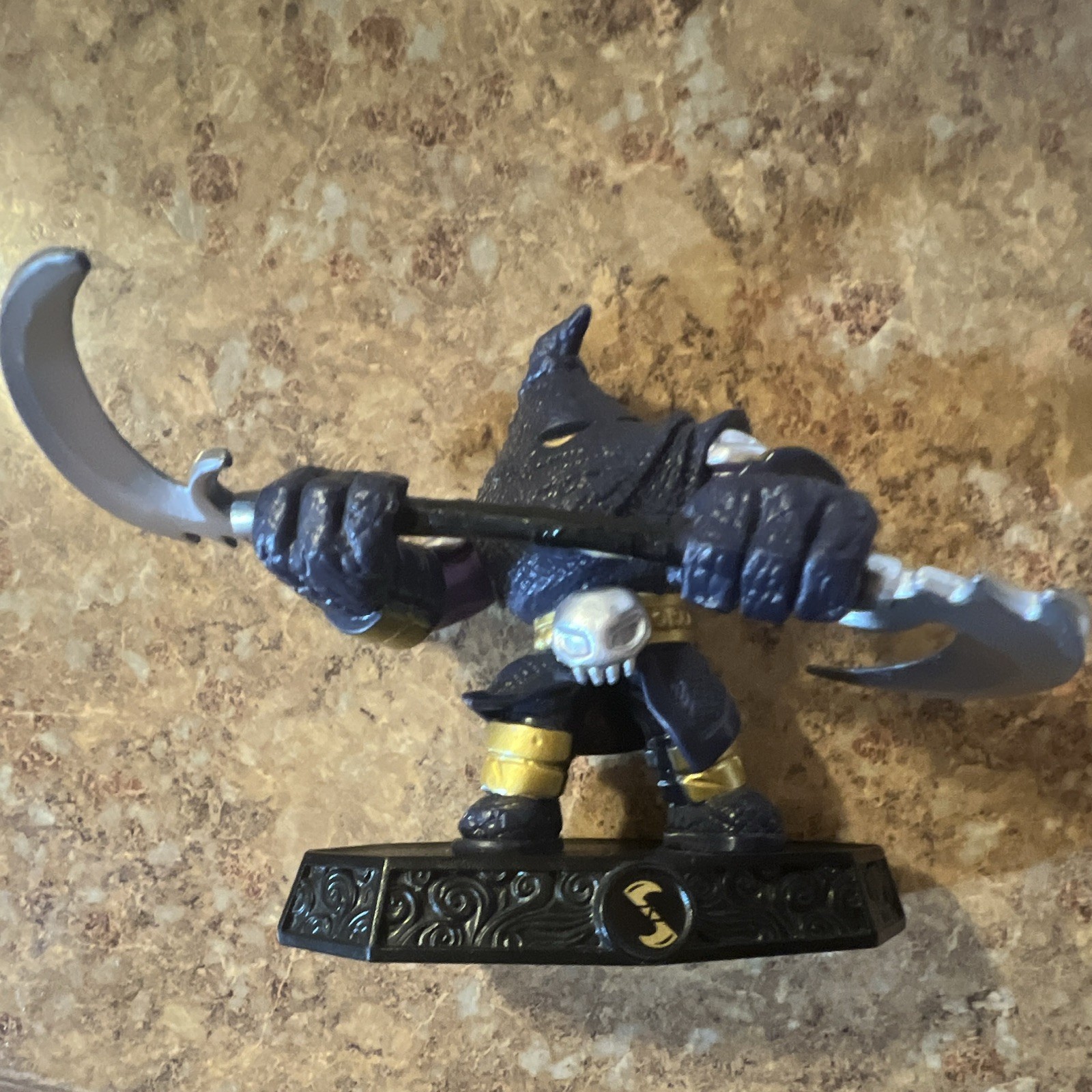 Activision Skylanders Chop Chop Character Figure on Base Black/Blue