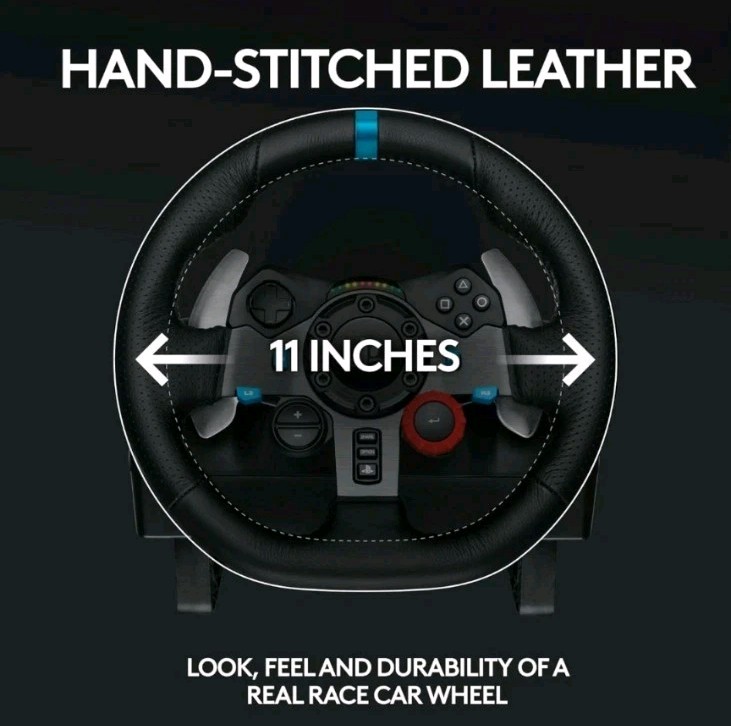 New Logitech G29 Driving Force Racing Wheel & Pedals for PS5 PS4 PC Mac