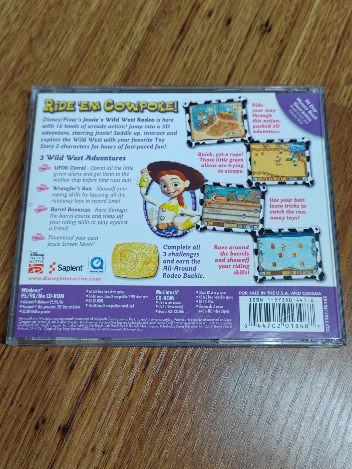 Jessie’s Wild West Rodeo (Disney Toy Story) Windows Mac PC CD-ROM Sealed