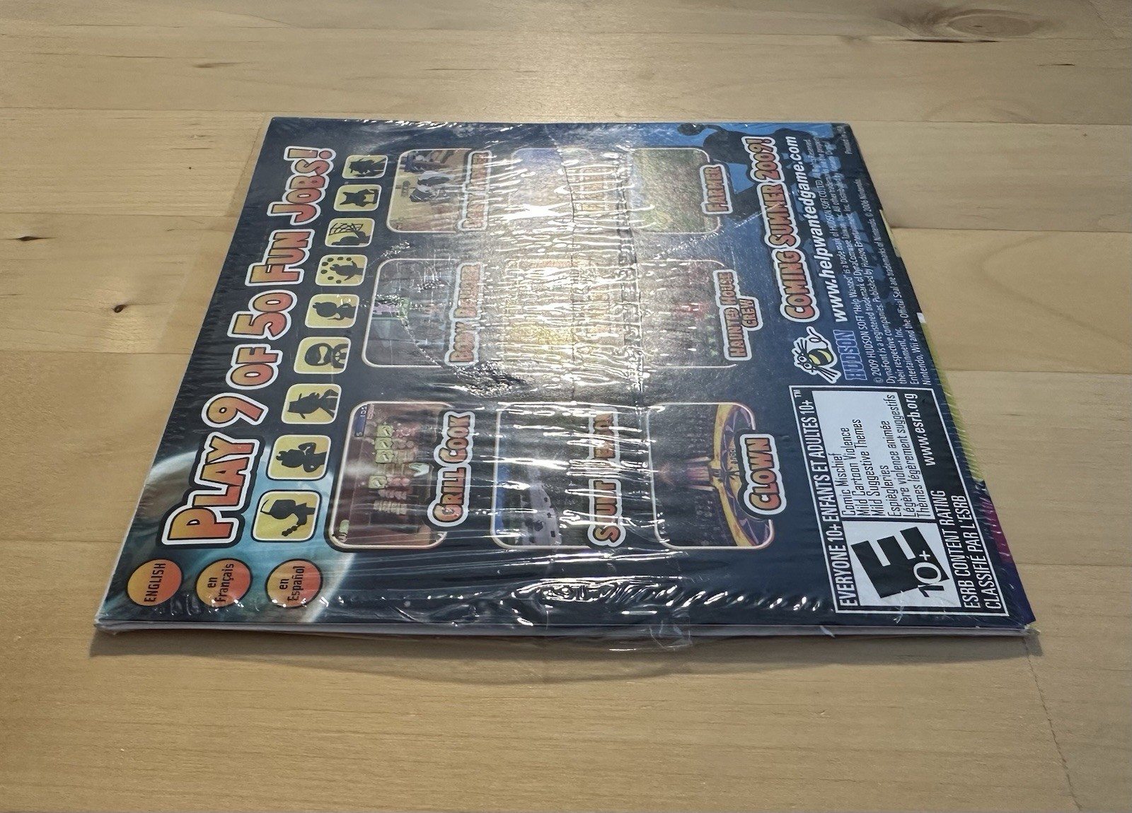 Help Wanted: 50 Wacky Jobs! NFR Demo Disc – Brand New – Hudson Nintendo Wii Game