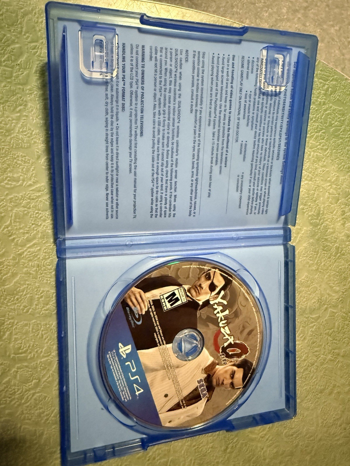 Yakuza 0 PS4 Multiplayer Action & Adventure M-Mature NTSC-U/C SEGA