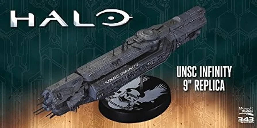Dark Horse Deluxe Microsoft Halo UNSC Infinity 9″ Replica Ship Statue 2016