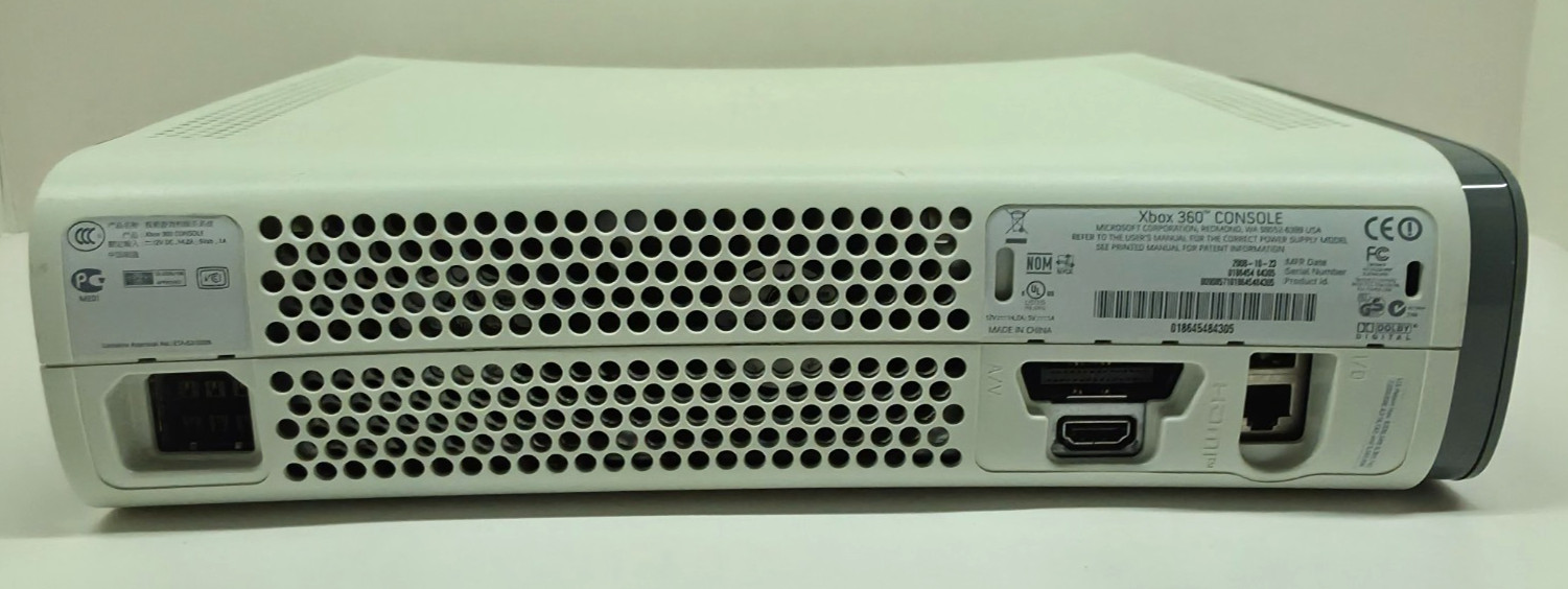 Microsoft Xbox 360 Console Bundle 60GB HDD White System Bundle – Tested Works