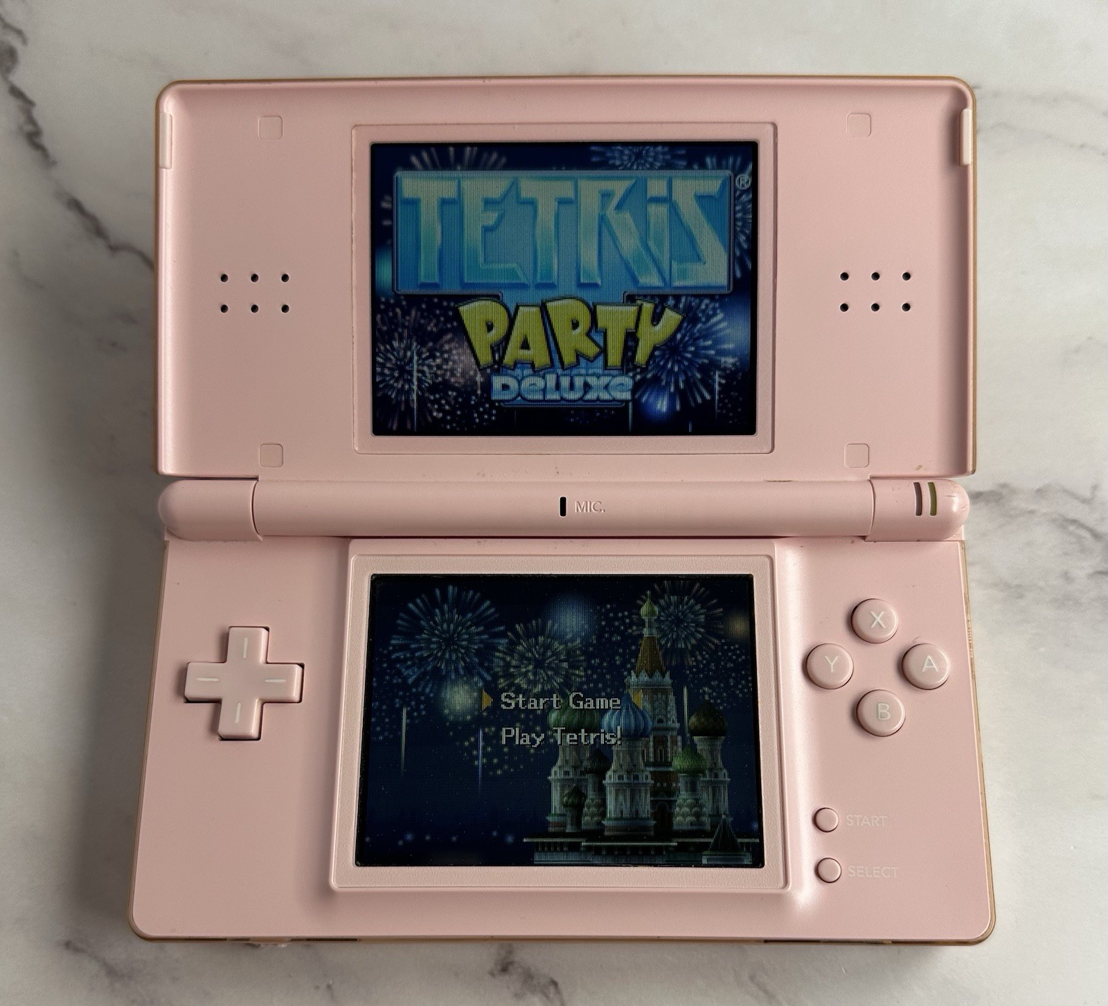 Nintendo DS Lite Console W/12 Games & Charger (Tested/READ DESCRIPTION) – Pink