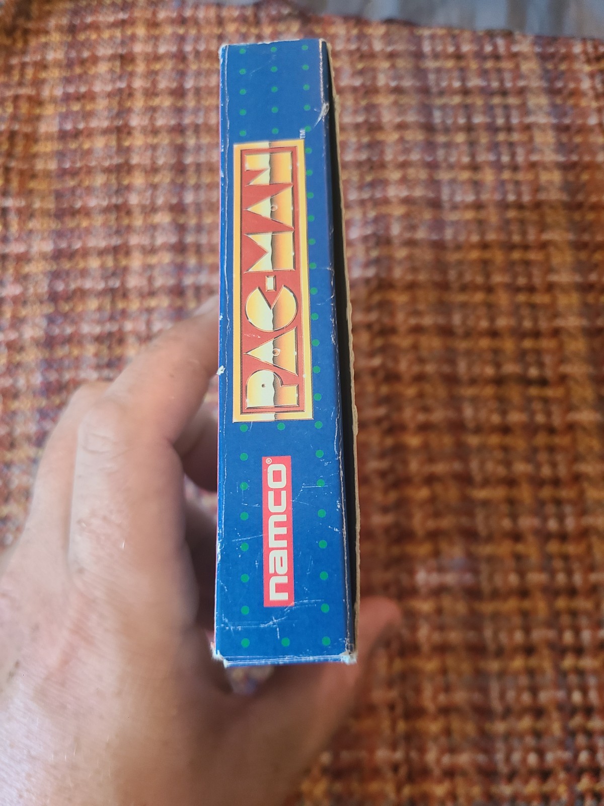 Pac Man Nes Namco Cib w/ reg card Authentic Tested Working Nintendo