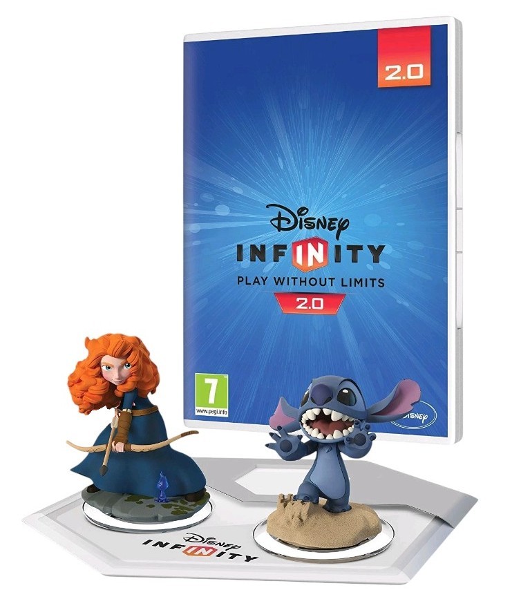 PS3 Disney Infinity 2.0 Toy Box Starter Pack PlayStation3 Disney Stitch&Merida