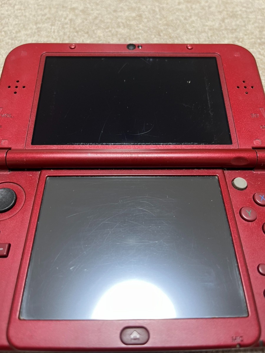 New 3DS LL XL Metalic red Japan Nintendo Console region Japanese B57