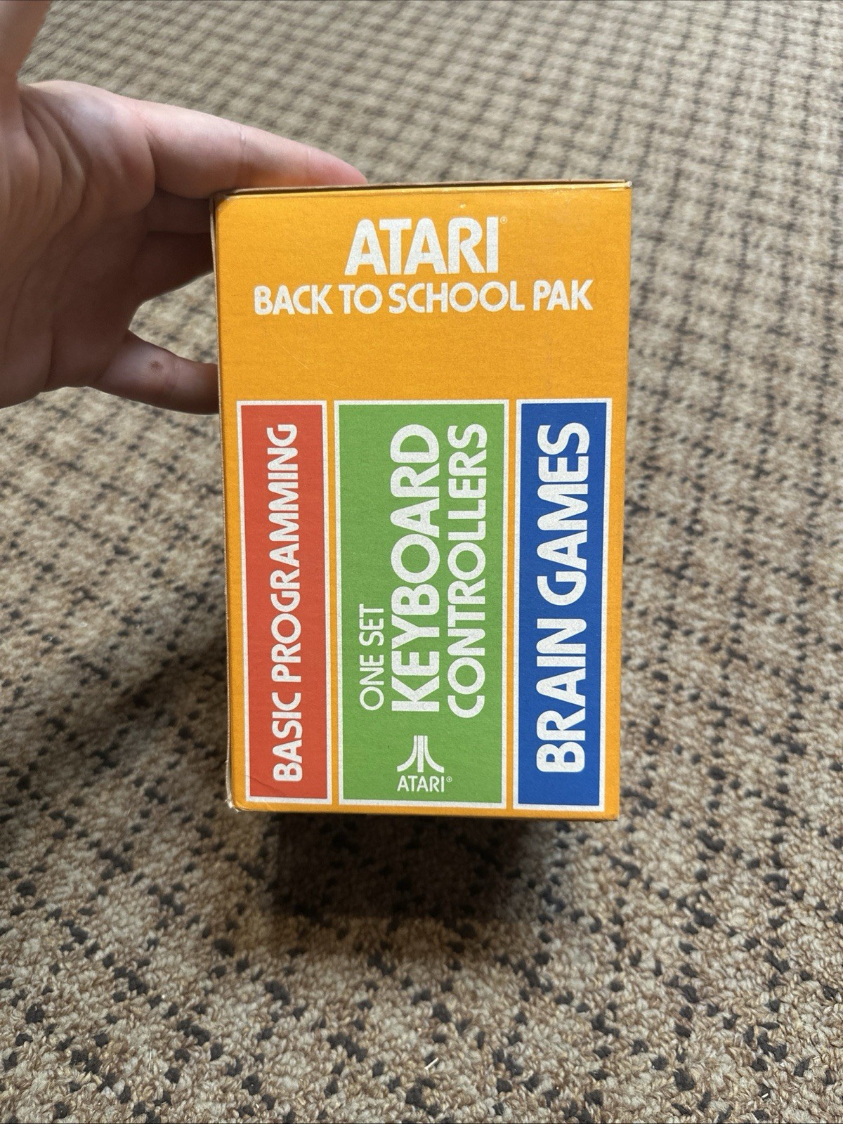 Atari 2600 Back To School Pak Brain Games & Basic Programming With Controllers