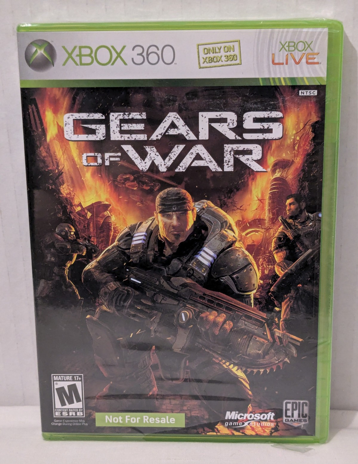 Gears of War (Microsoft Xbox 360, 2006) Not For Resale NFR *READ*
