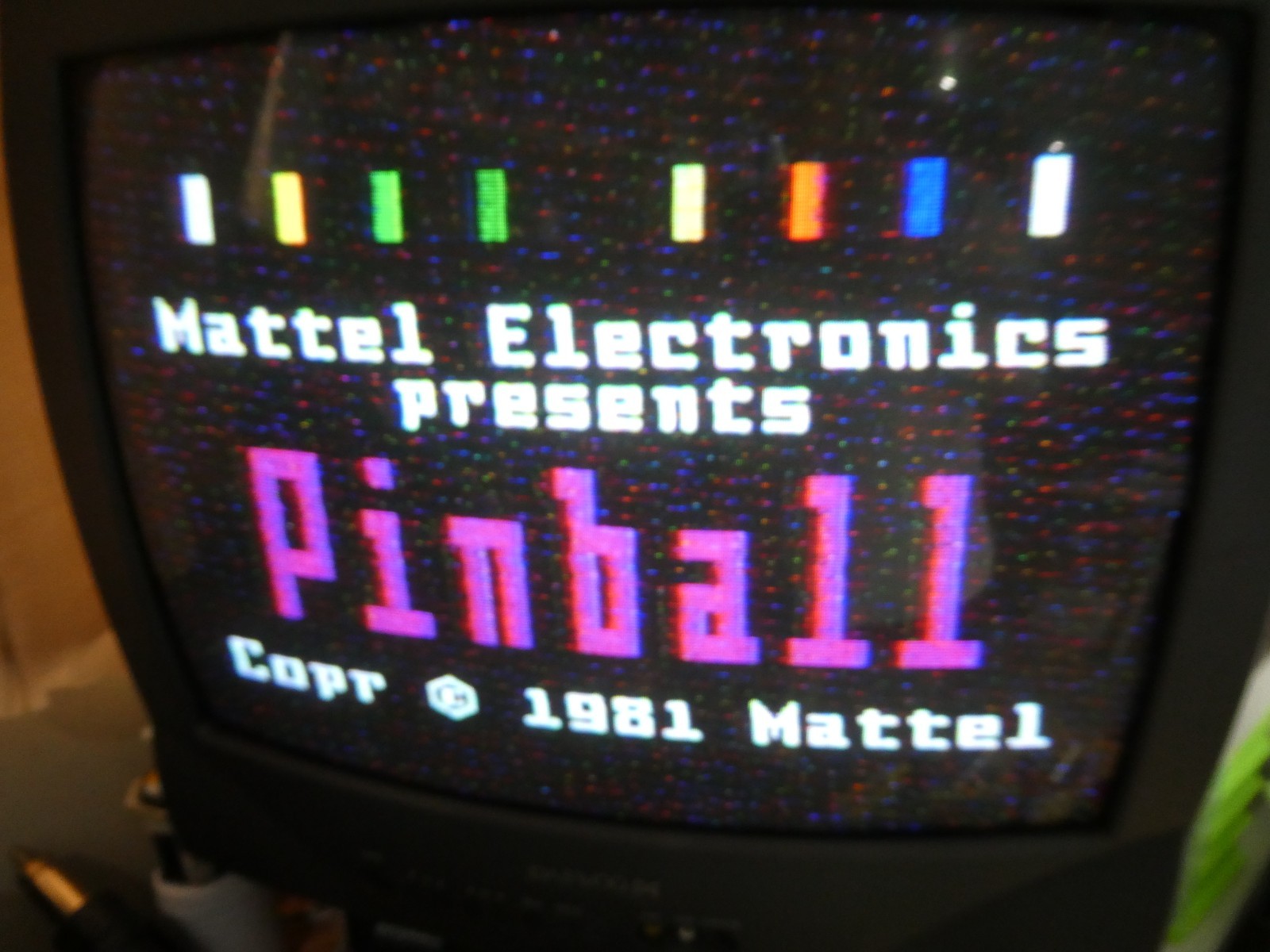 Pinball (Intellivision, 1982) Complete with Overlays and cat. Tested and working