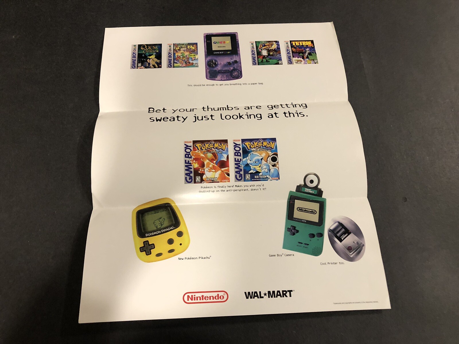 nintendo 64 N64 Walmart Promo Advertisement Atomic Purple Pokémon Red Blue