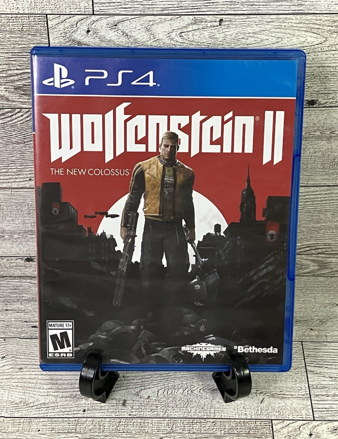 Wolfenstein II: The New Colossus PS4 (PlayStation 4) CIB Complete – Horror -MINT