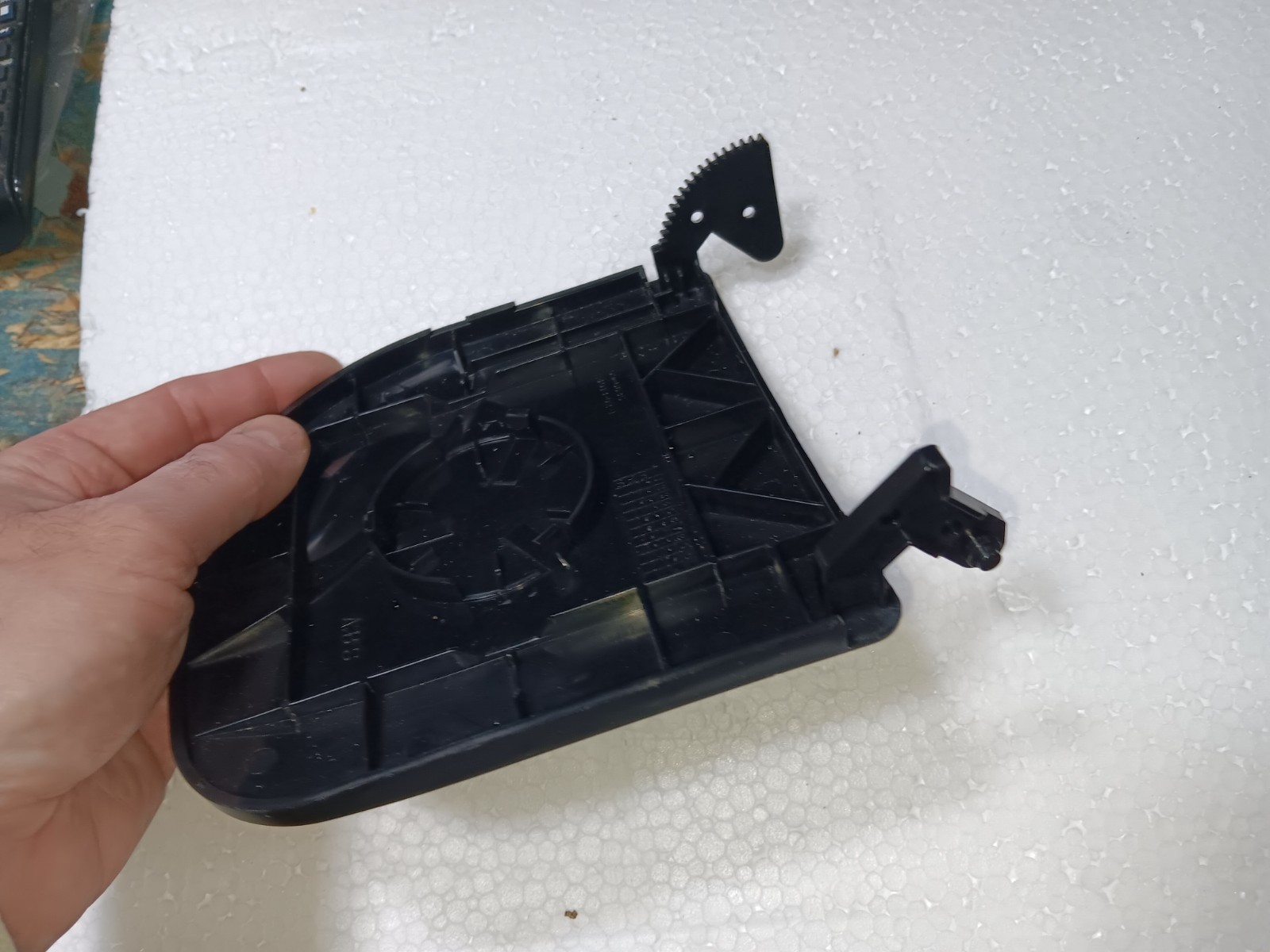 SEGA CD EMPTY-INTACT-DISK DOOR ONLY-JUST OK COSMETIC-SEE ALL