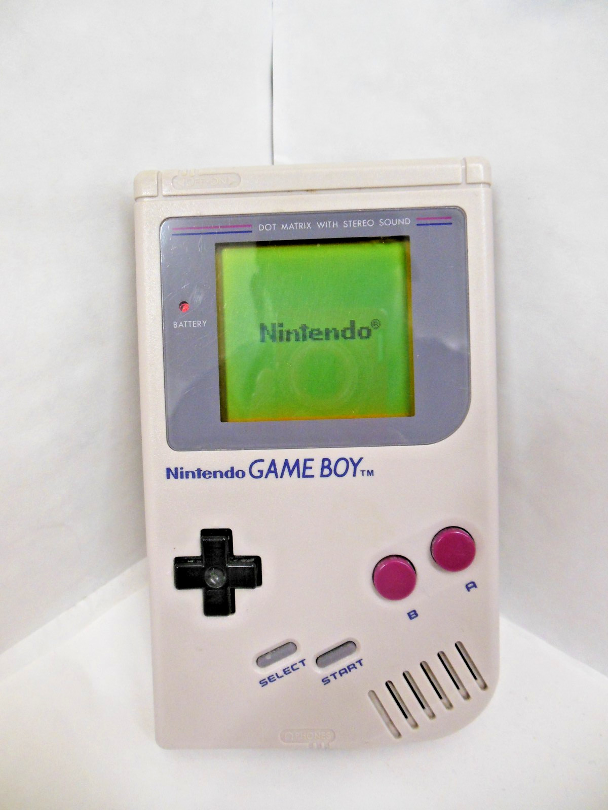 Original Nintendo Game Boy DMG-01 Console Bundle Tested w/ 4 Games Mario Land 2