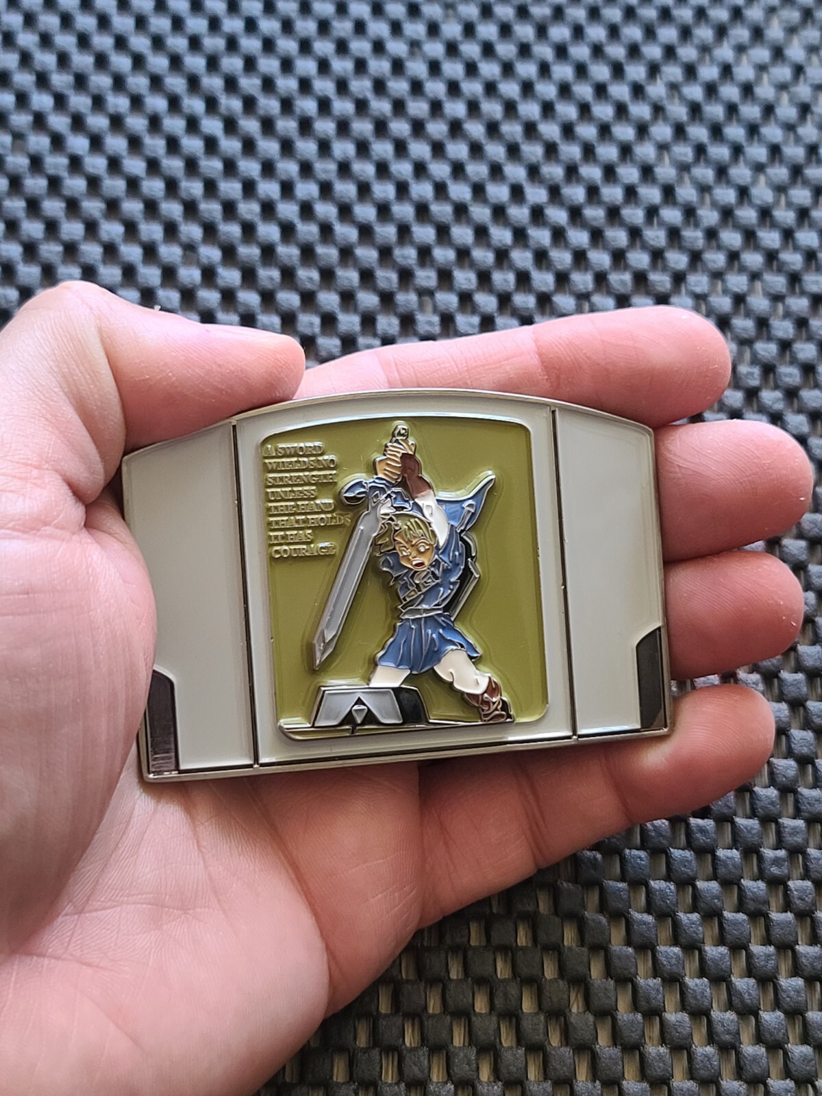 Legend of Zelda Ocarina of Time Challenge Coin Medal Nintendo 64 Promo US NAVY B