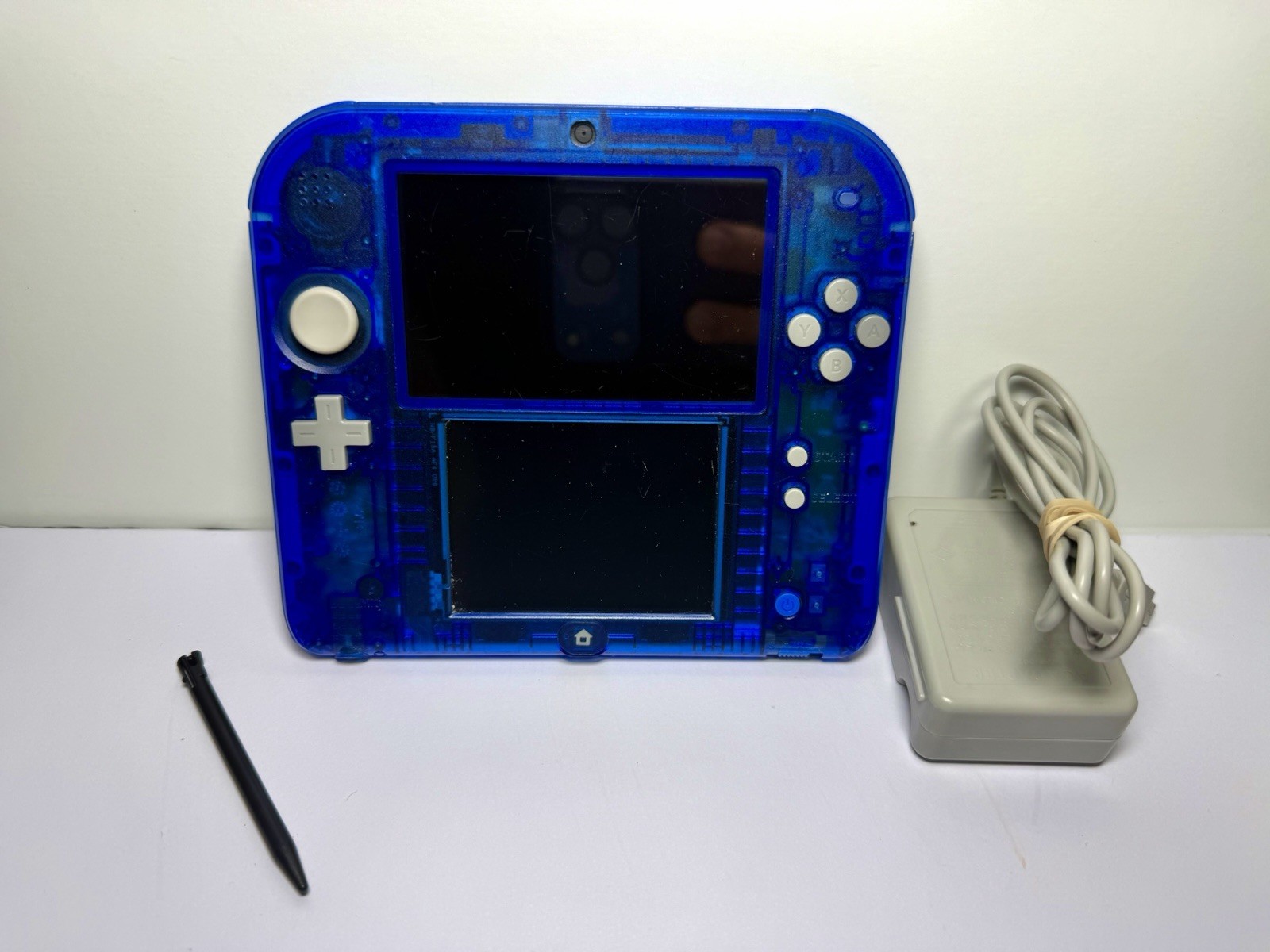 Crystal Blue Nintendo 2DS Handheld Console w/ Charger (2014 Toys R Us Exclusive)