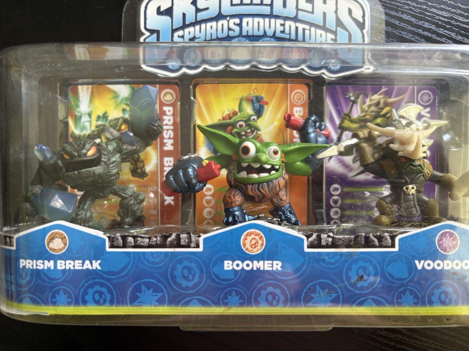 Skylanders Spyro’s Adventure 3-Pack Prism Break Boomer Voodood Factory Sealed