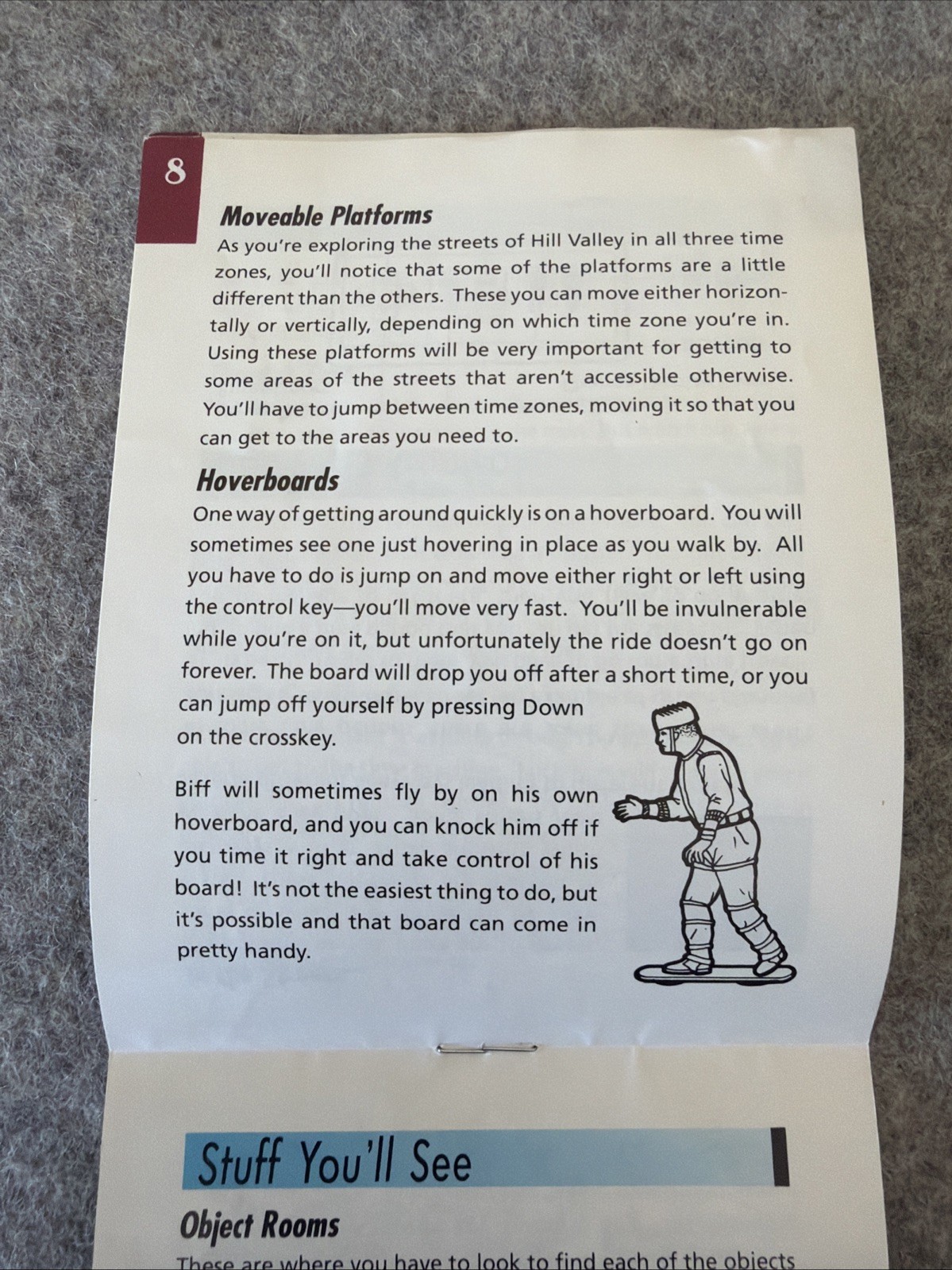Back to the Future II and III (NES, 1990) – Instruction Manual / Booklet Only