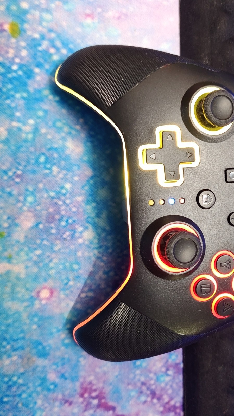 Press Play INSR4 RGB Wireless Controller Black/Yellow/Purple/Red