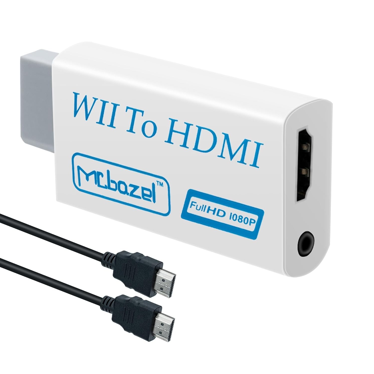 Wii to HDMI Adapter Converter 1080P with 1.5m Cable for Wii Video Audio