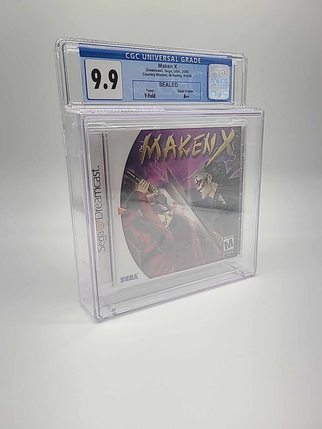 Maken X CGC 9.9 A++ Sega Dreamcast Graded Sealed Not WATA, VGA, PSA