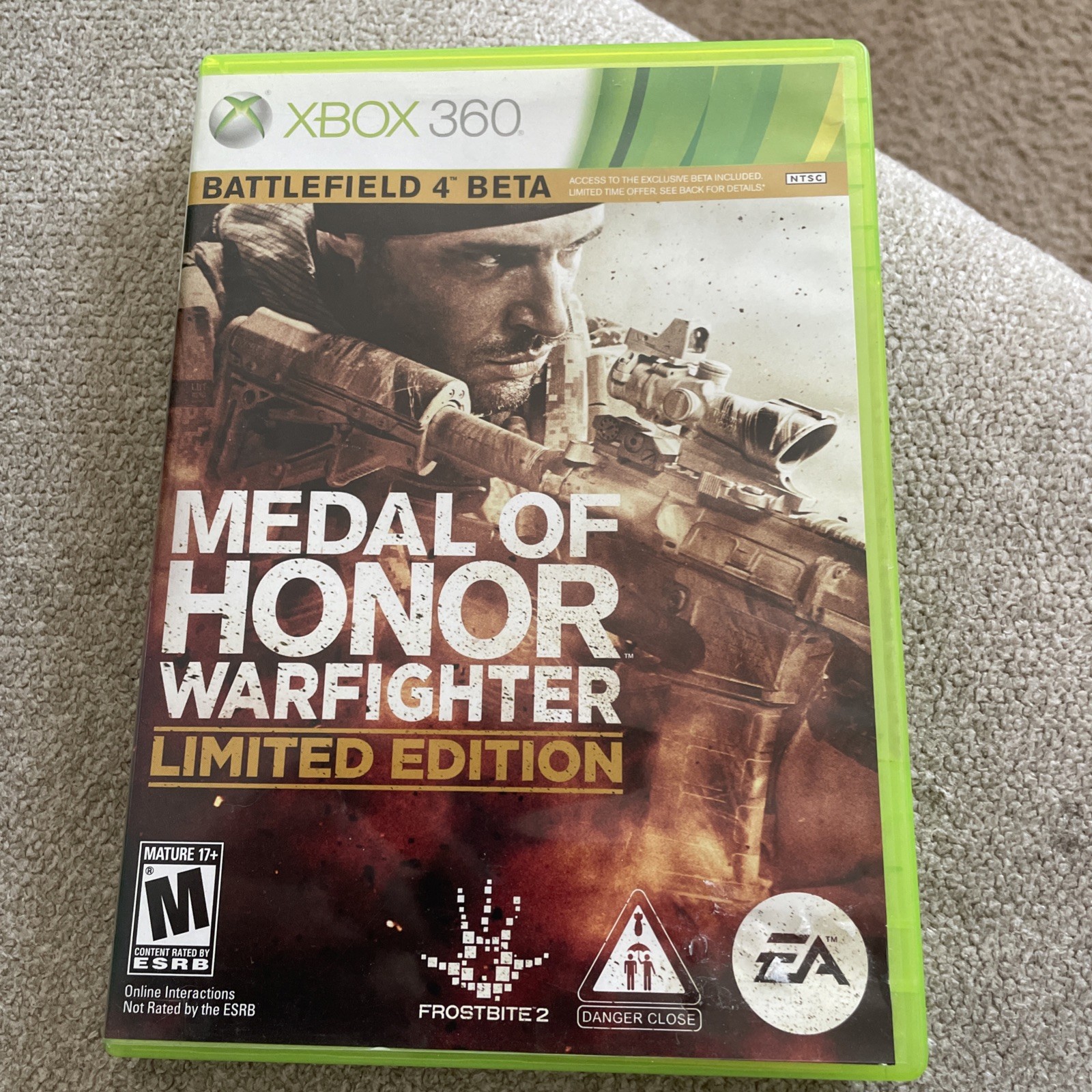 Medal of Honor Warfighter Limited Edition Xbox 360 Complete CIB Tested