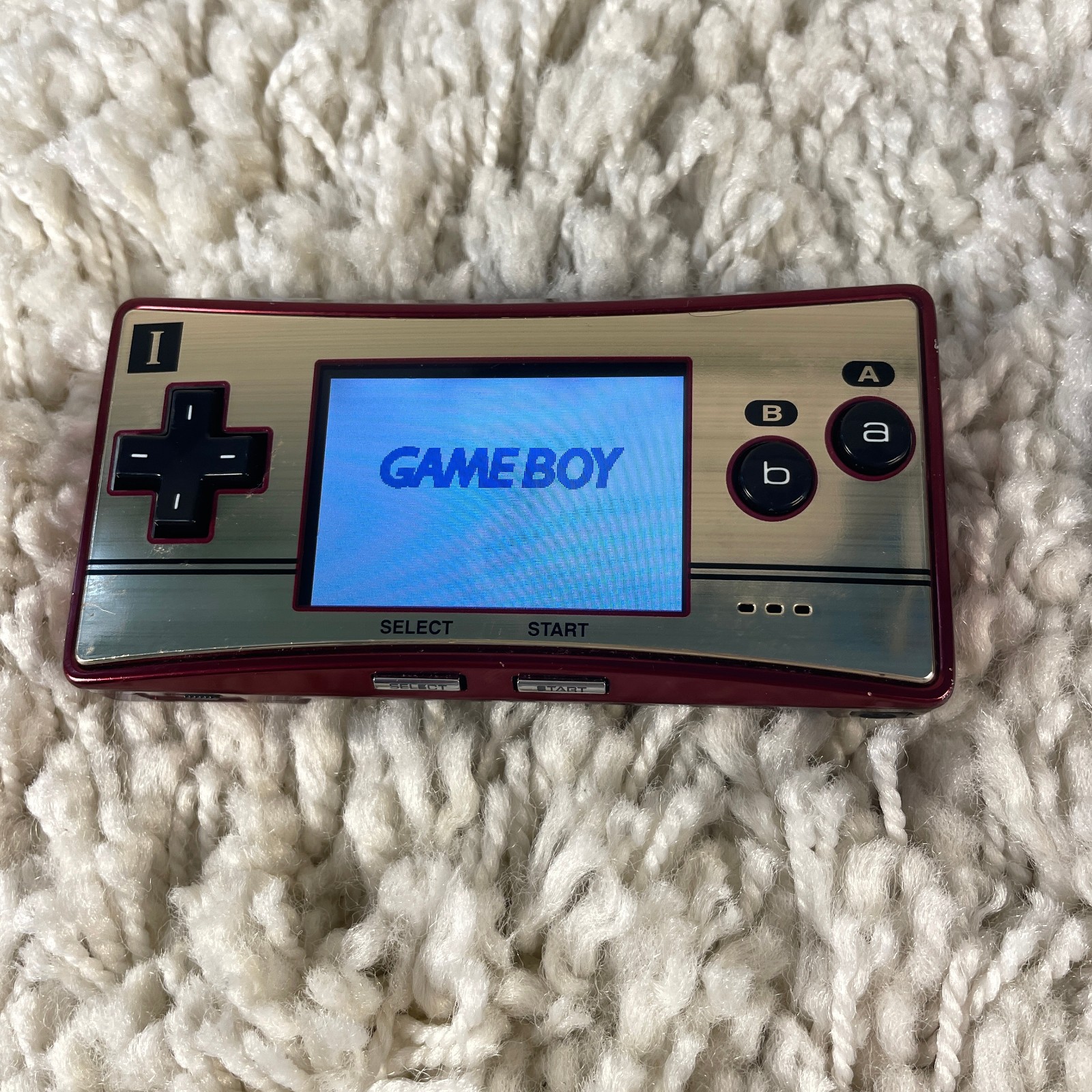 Nintendo Game Boy Micro 20th Anniversary Edition Handheld System OXY-001 Tested
