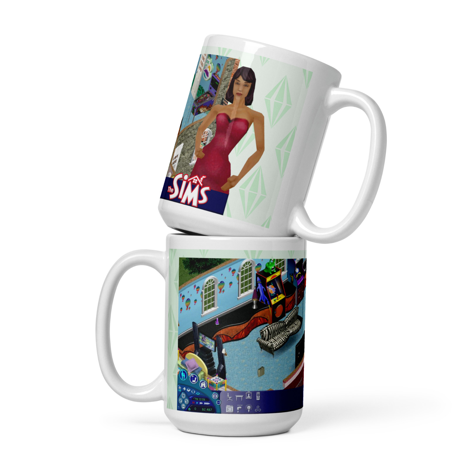 The Sims Mug Gift Gaming 15oz the Sims Bella Goth Gameplay Mug Gift Christmas