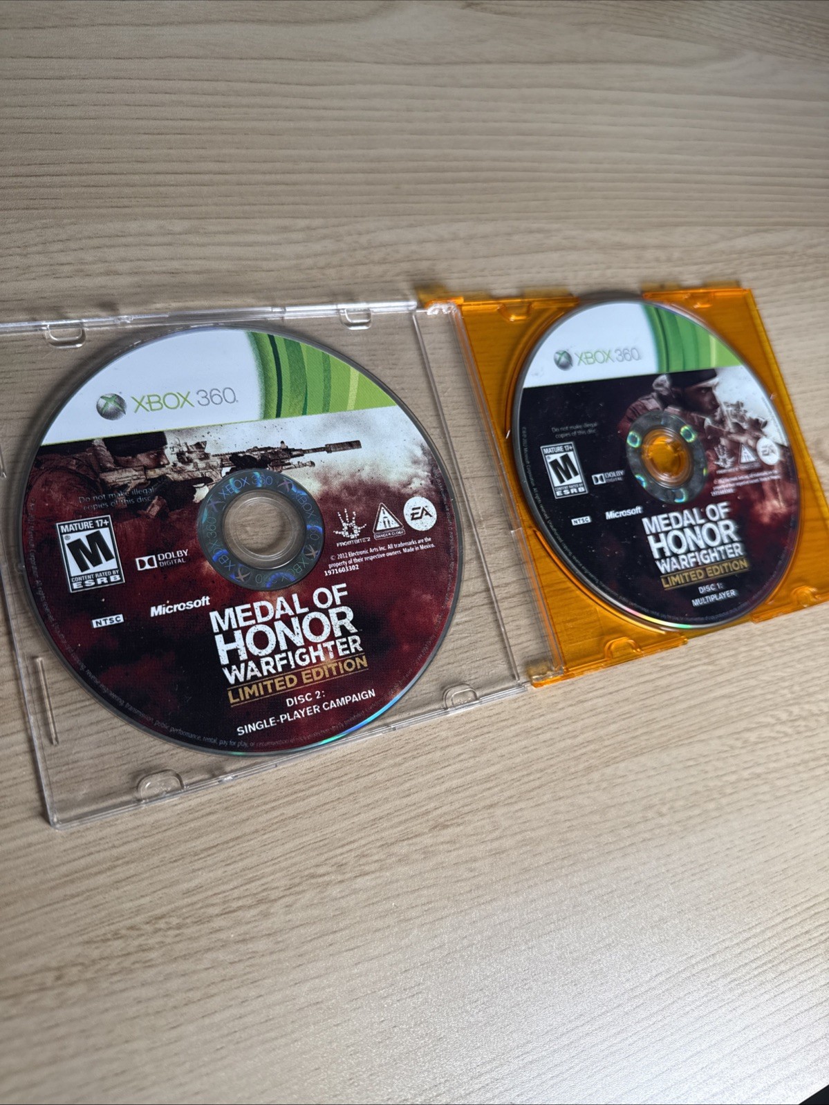 Medal of Honor: Warfighter Limited Edition – Discs 1 And 2 Only – Fast Shipping