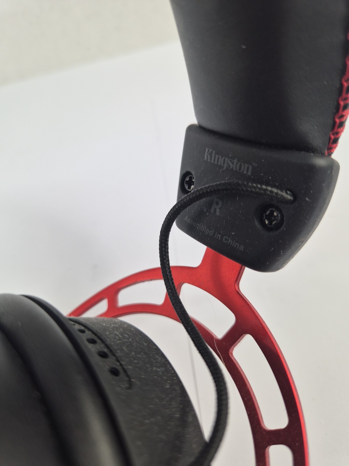 Used Hyper X Cloud 3 Wired Gaming Headset – Black/Red, No Mic
