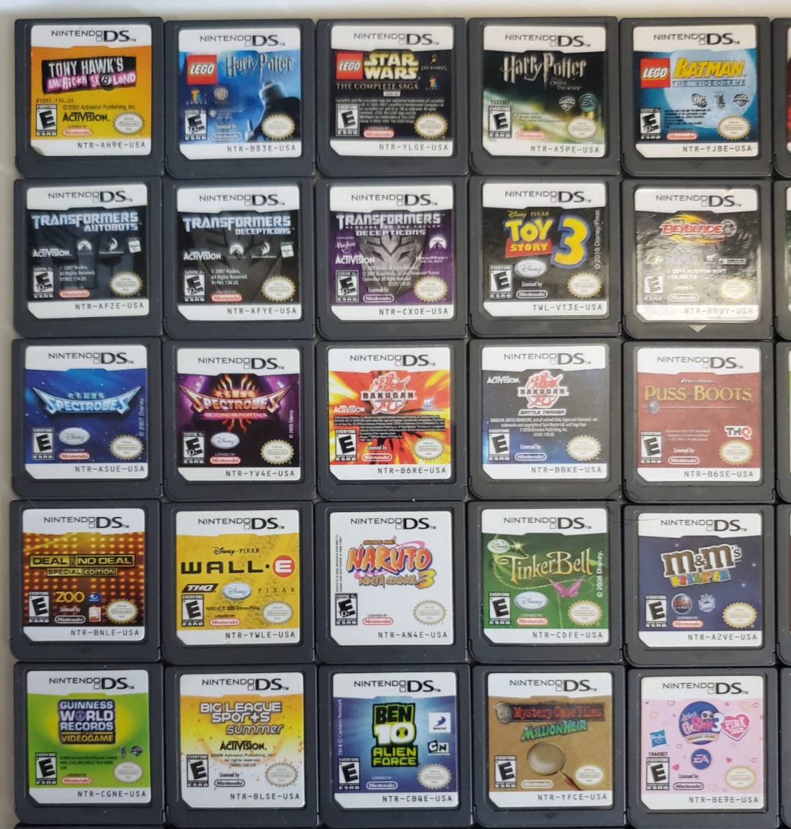 Lot of Nintendo DS Games Pick + Choose -Cartridge ONLY- T + W *Updated 6/10/24*