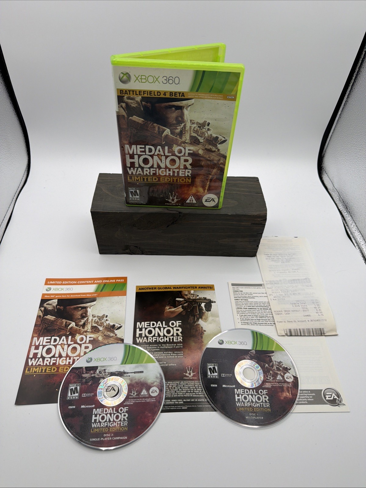 Medal of Honor Warfighter: Limited Edition (Microsoft Xbox 360, 2 Discs) CIB