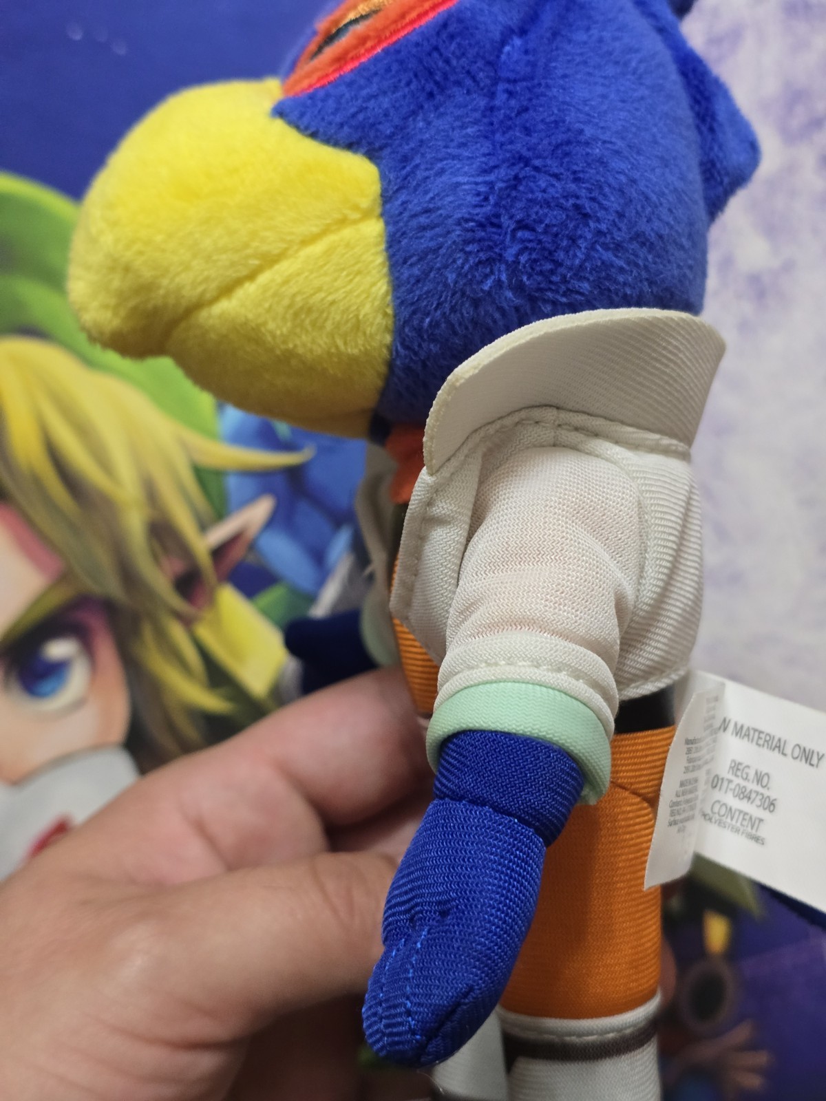 🔥World of Nintendo Falco Lombardi Star Fox 64 3D Plush 8″ 2015 CLEAN