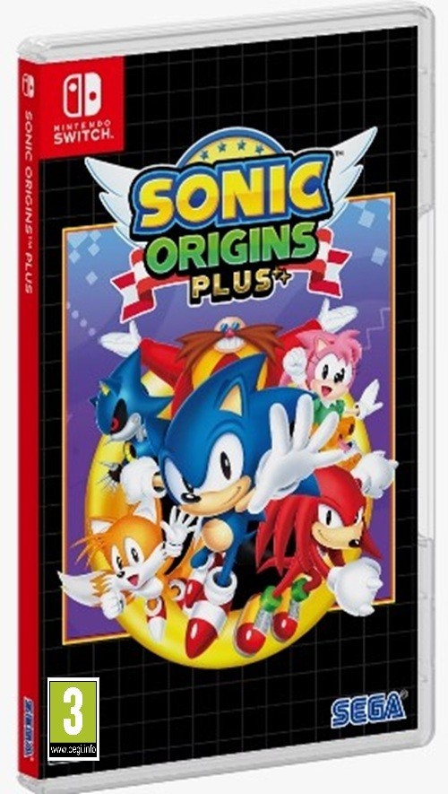 Sonic Origins Plus Nintendo Switch NEW Sealed Physical Game & Artbook SEGA Cover