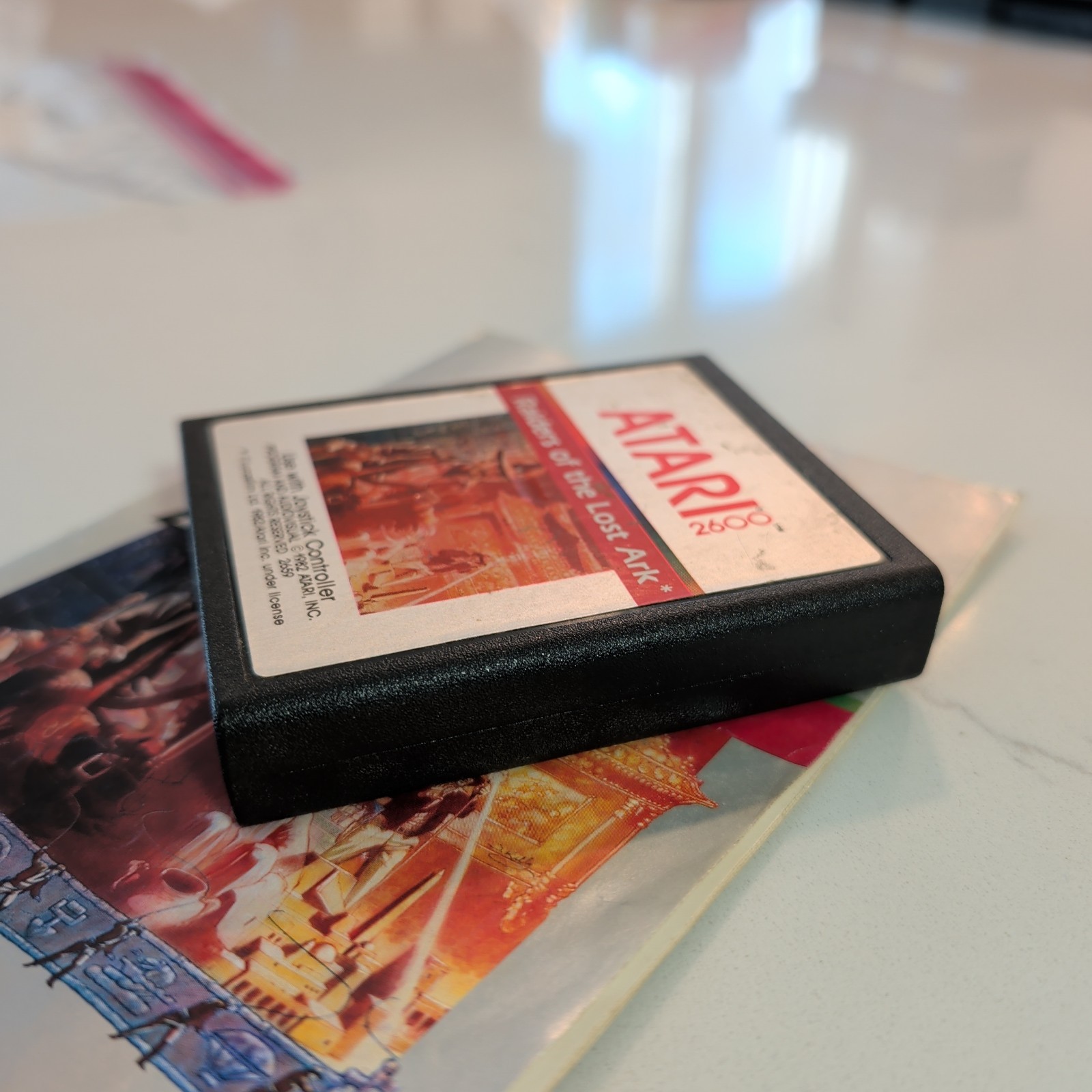 Raiders of the Lost Ark (Atari 2600, 1982) W/ Manual – Cleaned, Tested & Working