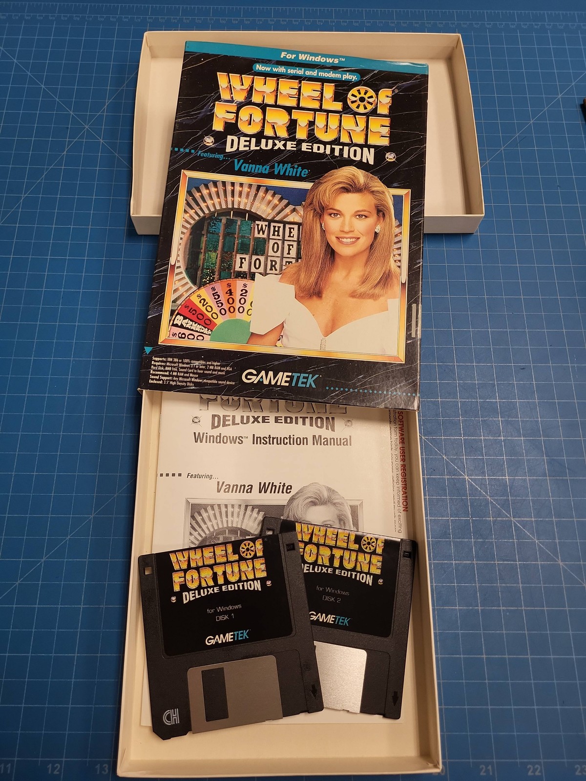 Gametek Wheel of Fortune Deluxe Edition Windows PC Game 3.5″ Floppy Disks