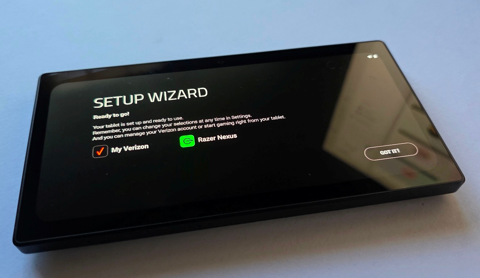 Unused Original Black Razer Edge 5G Gaming Handheld Android 128GB TABLET ONLY