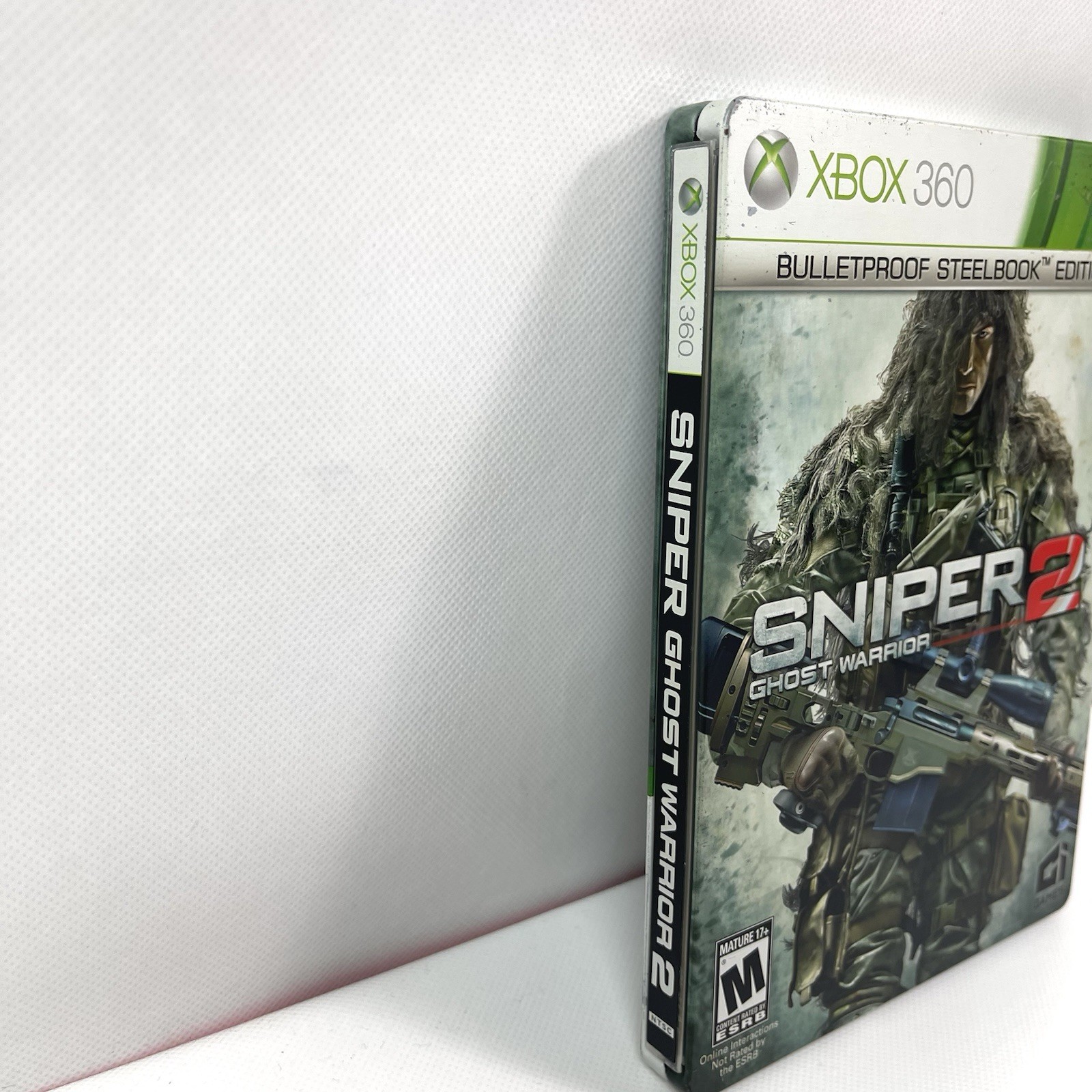 Sniper Ghost Warrior 2 Bulletproof Steelbook Edition Xbox 360 Video Game
