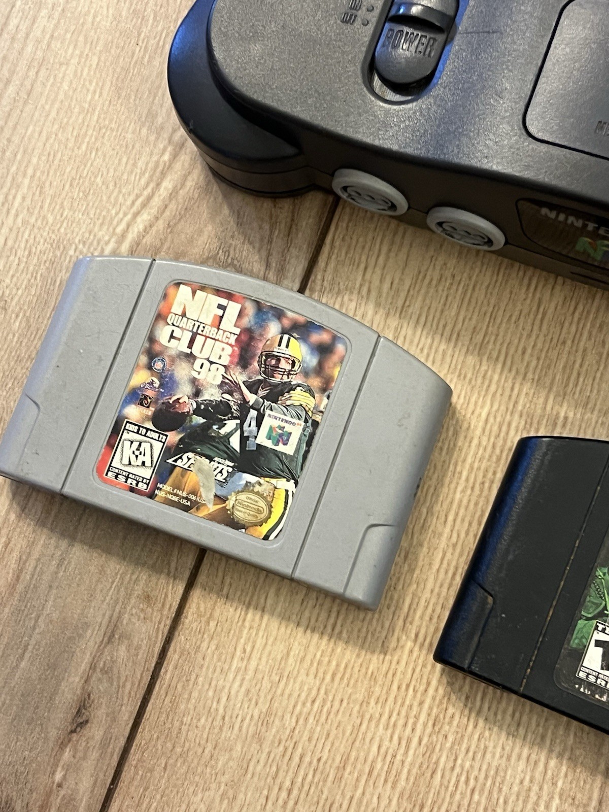 Nintendo 64 N64 Console Bundle w/ 3 Games Controller Tested Works Gray