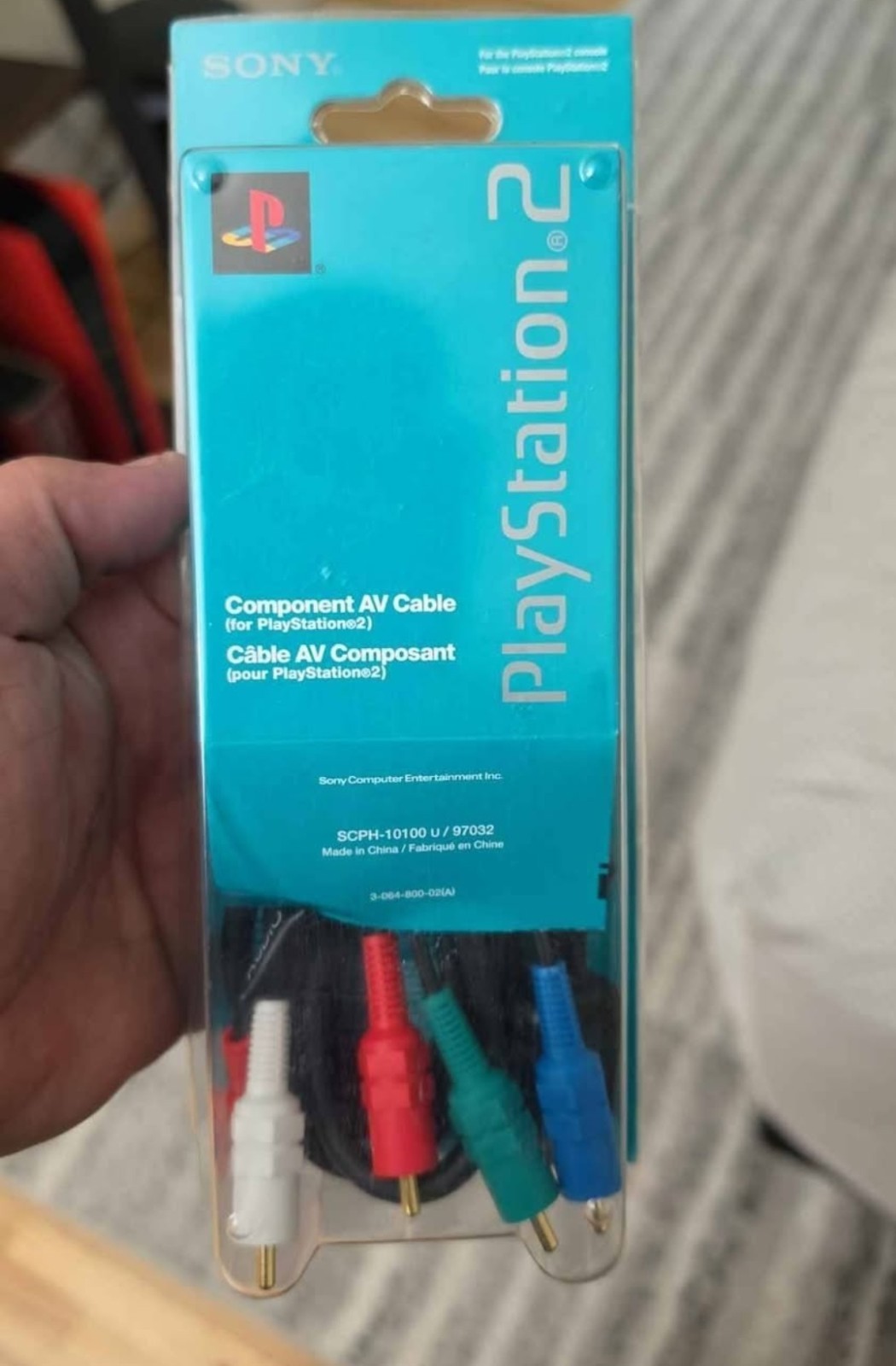 Official Genuine Sony PlayStation 2 Component AV Cable SCPH-10100 U NEW