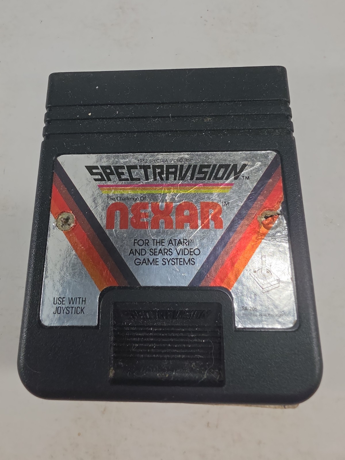 The Challenge of NEXAR Atari 2600 Spectravision 1982 Video Game Cartridge