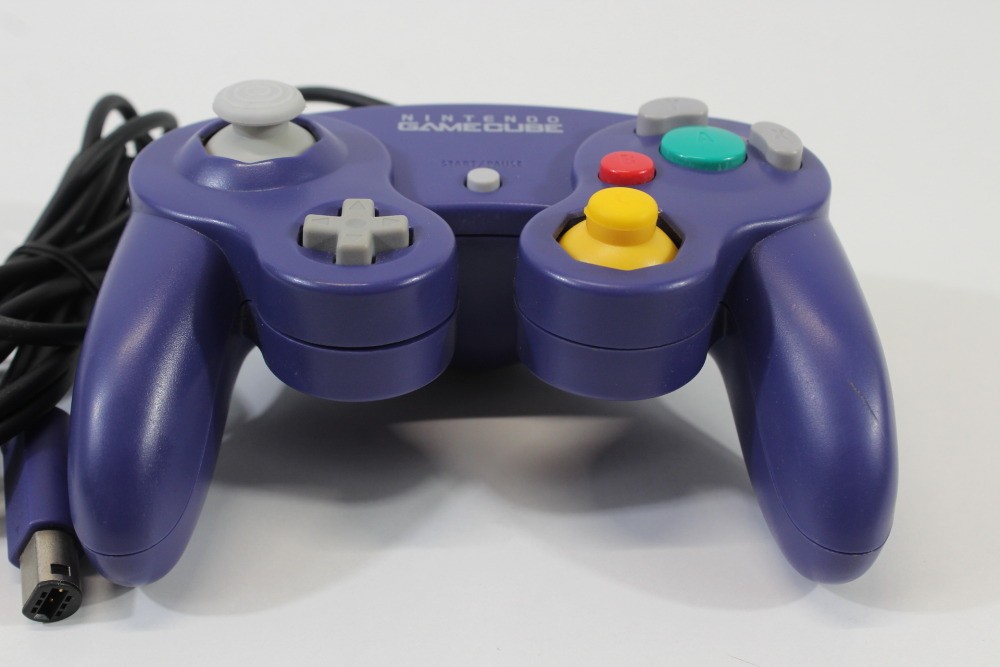 Official Nintendo GameCube Controller Pad NGC DOL-003 Indigo Purple NEW STICK #3