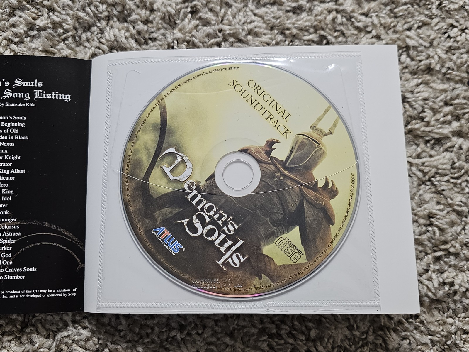 NO GUIDE Demon’s Souls Deluxe Edition PlayStation 3 PS3 2009 Atlus From Software