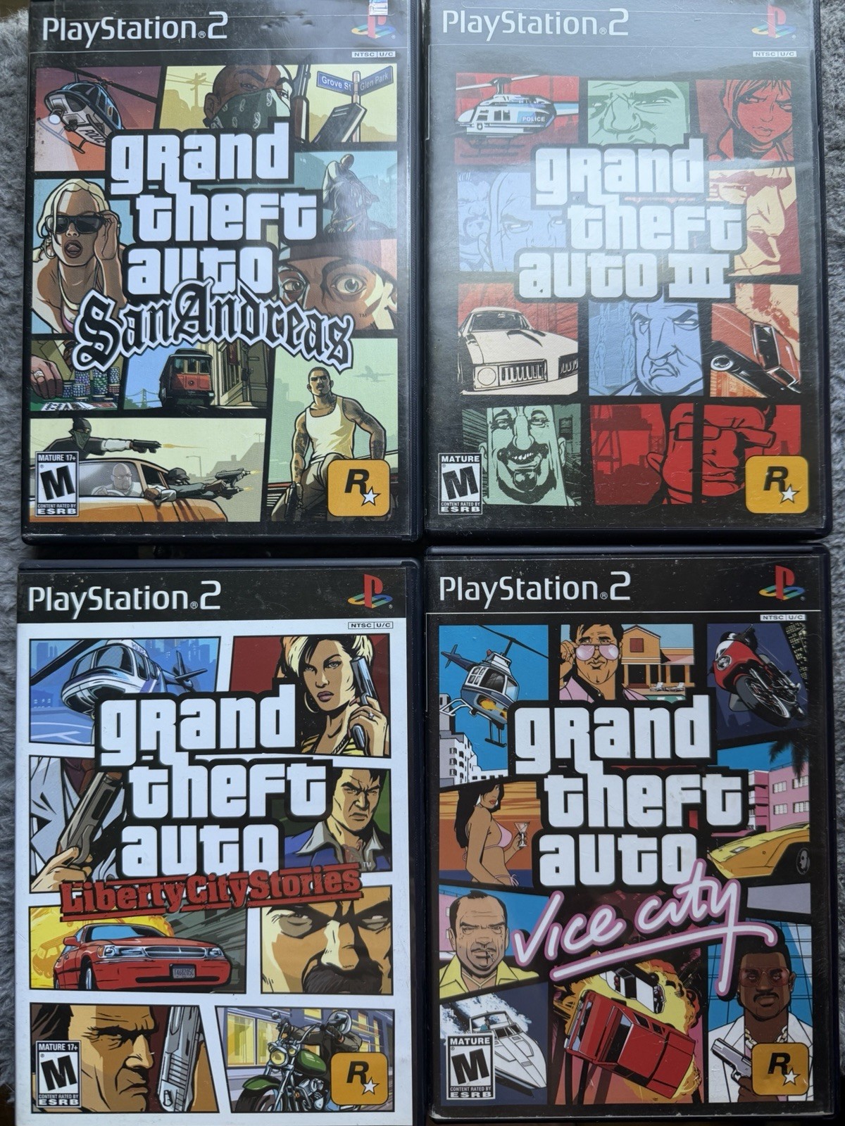 Grand Theft Auto: Liberty City Stories – CIB W/manual +3 gta titles PS2