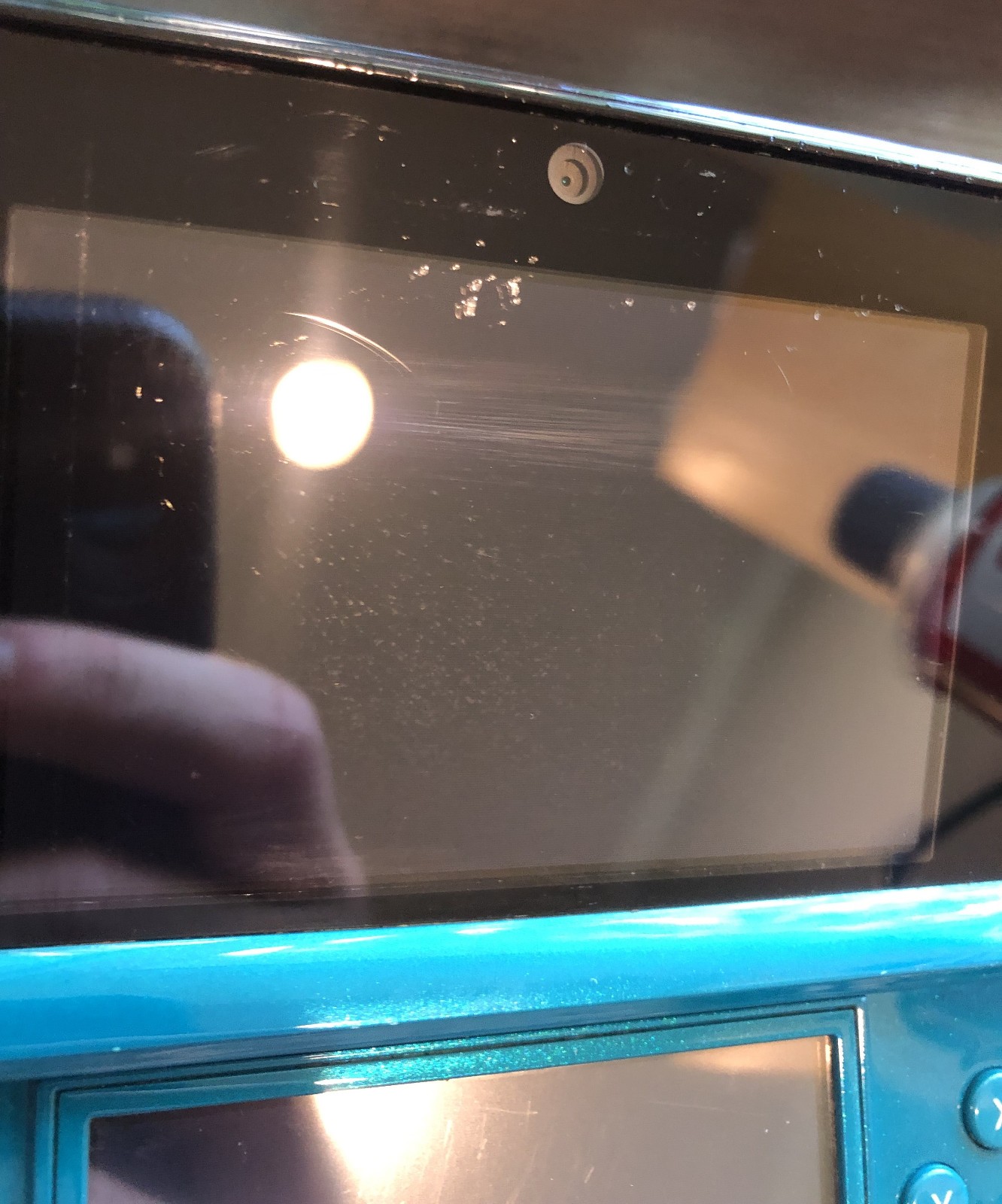 Nintendo 3DS Aqua Blue CTR-001 Handheld Console Fully Tested