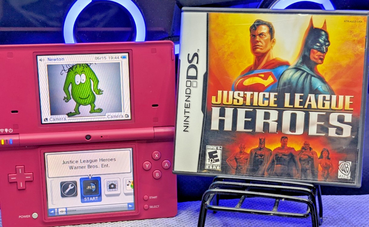 Justice League Heroes (Nintendo DS, 2006) DC Comics CIB Complete