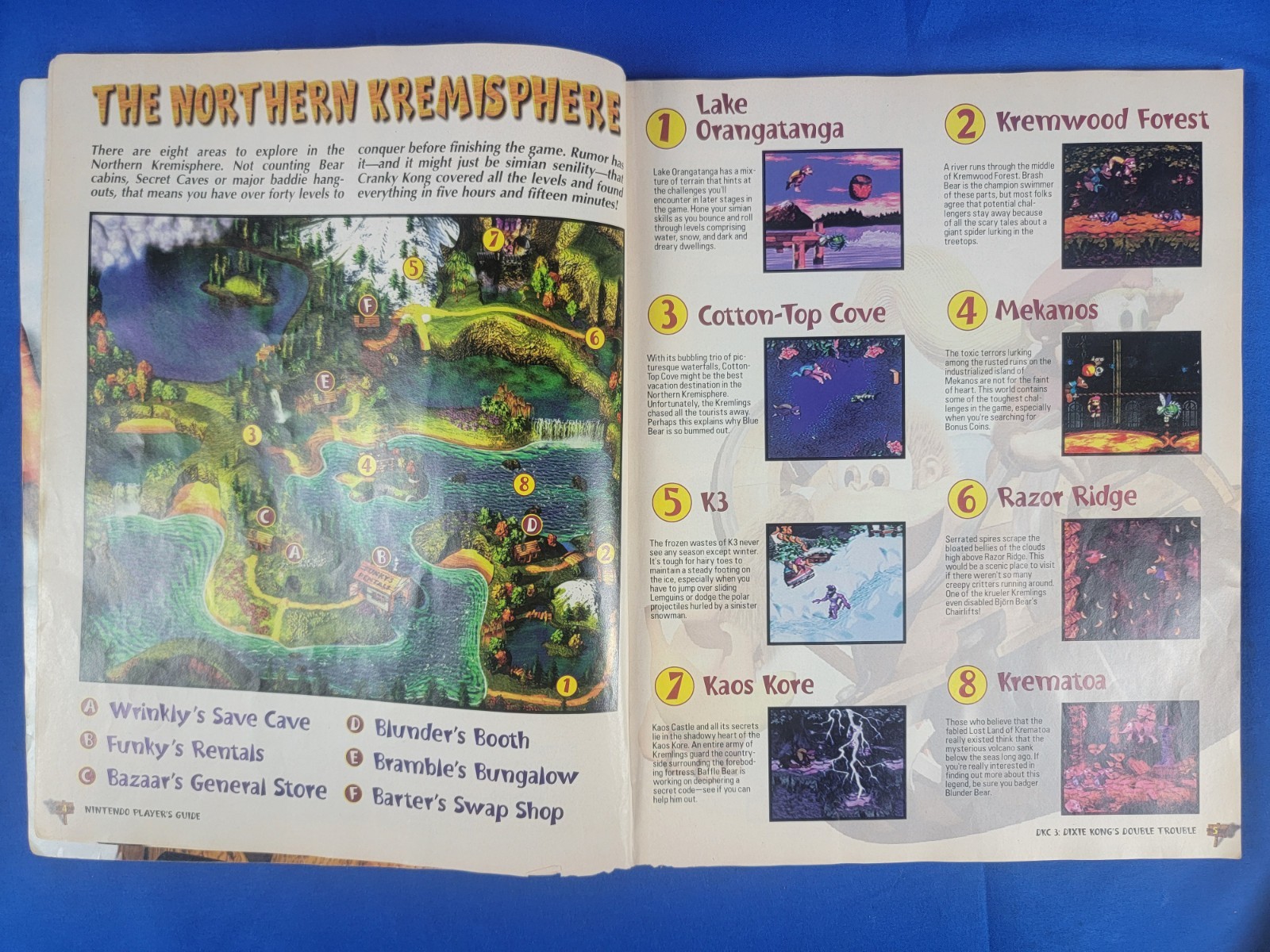 Nintendo 64 Donkey Kong Country 3 Dixie Kong’s Double Trouble Players Guide